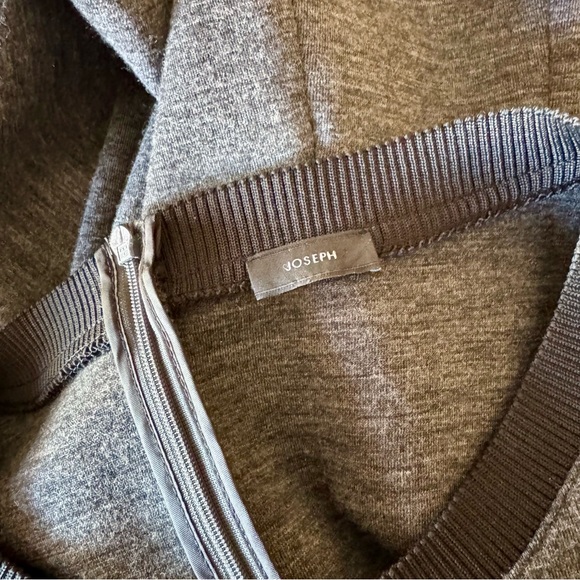 EUC grey virgin wool Joseph shift dress XL - Picture 8 of 11